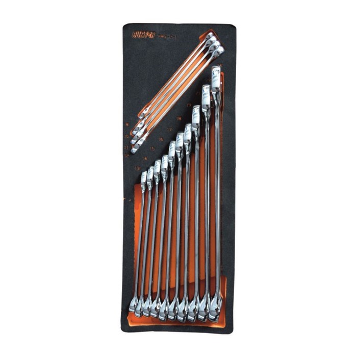 Набор комбинированных ключей CUSTOR PRO-2-1, 8-24 мм, 14 предметов, в ложементе