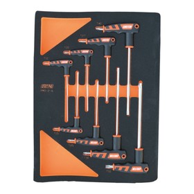 

Набор отверток CUSTOR PRO-2-6, Г-образная рукоять, TORX, 8 предметов, в ложементе