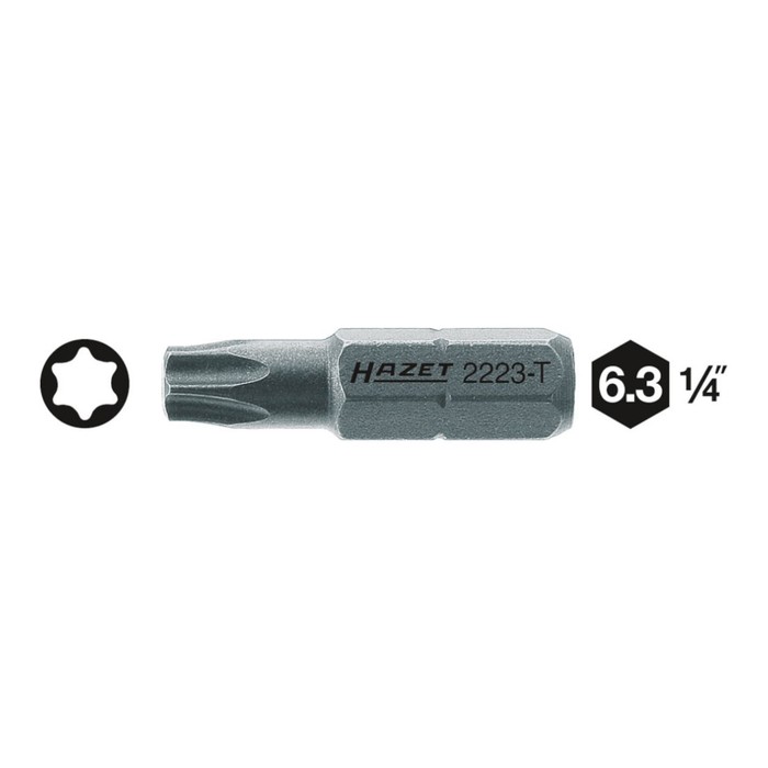 Насадка (бита) HAZET 2223-T25, TORX T25, шестигранный привод 8 5/16"