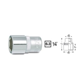 

Головка торцевая HAZET 850-11, 1/4", 11 мм, 6 граней