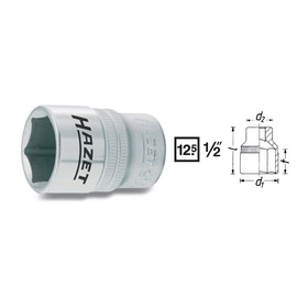 

Головка торцевая HAZET 900-10, 10 мм, 1/2", 6 граней