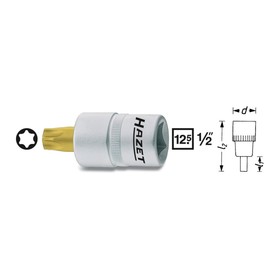 

Головка HAZET 992-T40, с насадкой TORX T-40