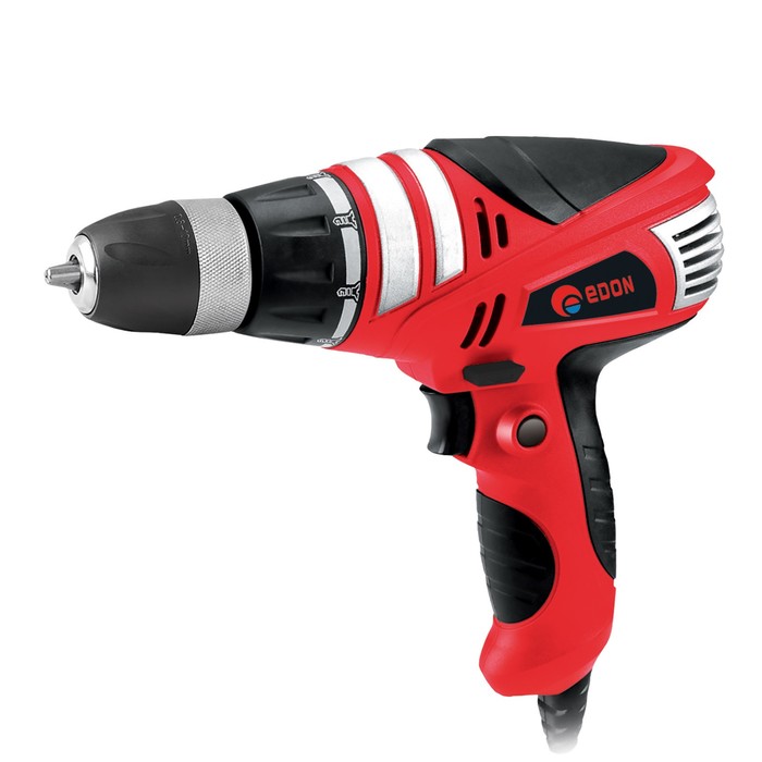 Сетевой шуруповерт EDON ED-1100, 600 Вт, БЗП, патрон 10мм