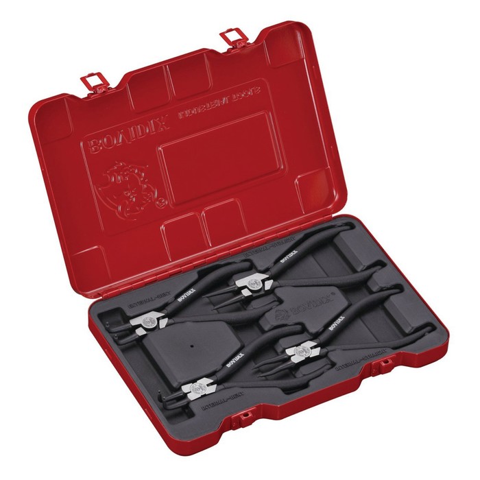 Набор съемников колец BOVIDIX 288400402, 4 предмета, 180мм, наружн/внутр., загнутые/прямые