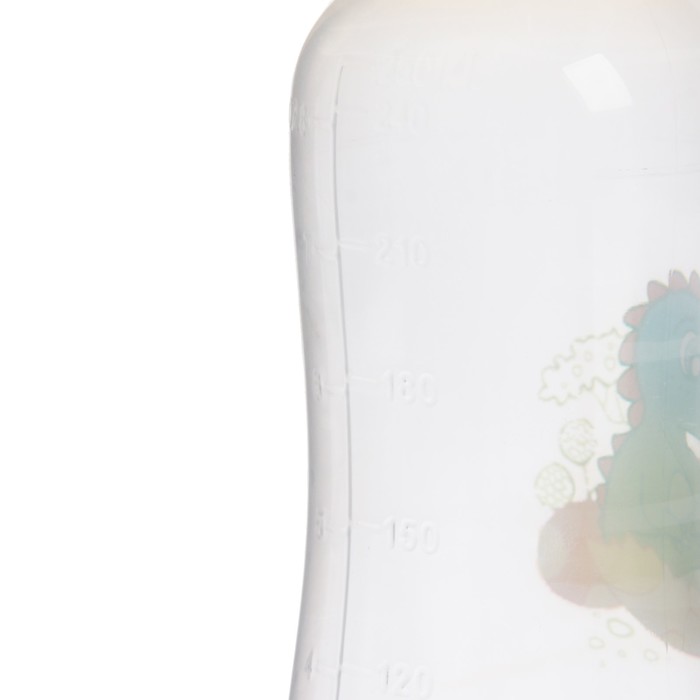 Бутылочка для кормления «Малыш из яйца», с талией, 250 мл, от 0 мес., цвета МИКС