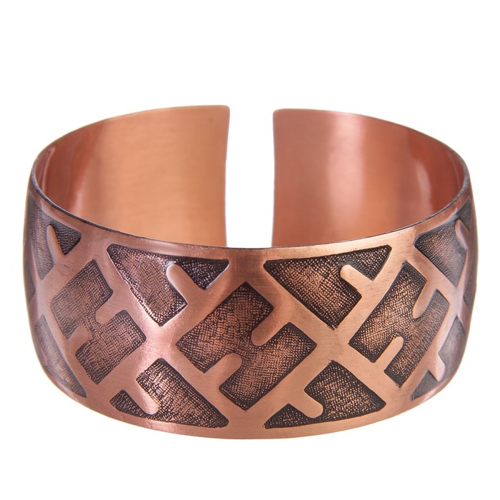 Браслет «Колард» медь, диаметр 55-75 мм