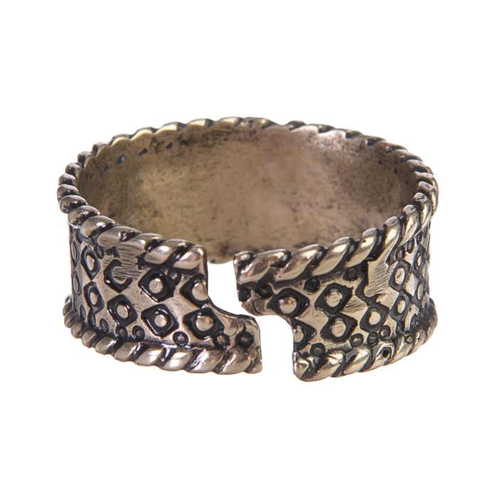 Перстень «Русь» литой, латунь диаметр 17-21 мм