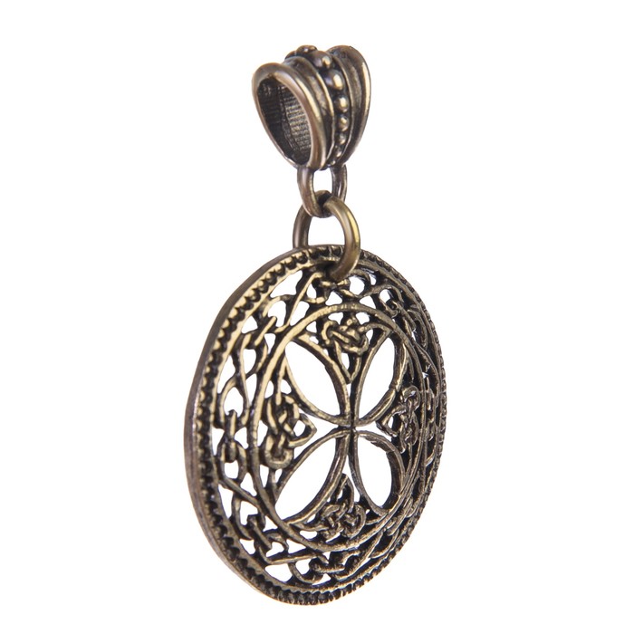 Подвеска оберег «Кельтский крест» латунь высота 42, ширина 35