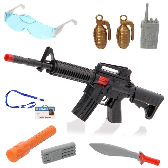 Набор полицейского "М16", 9 предметов