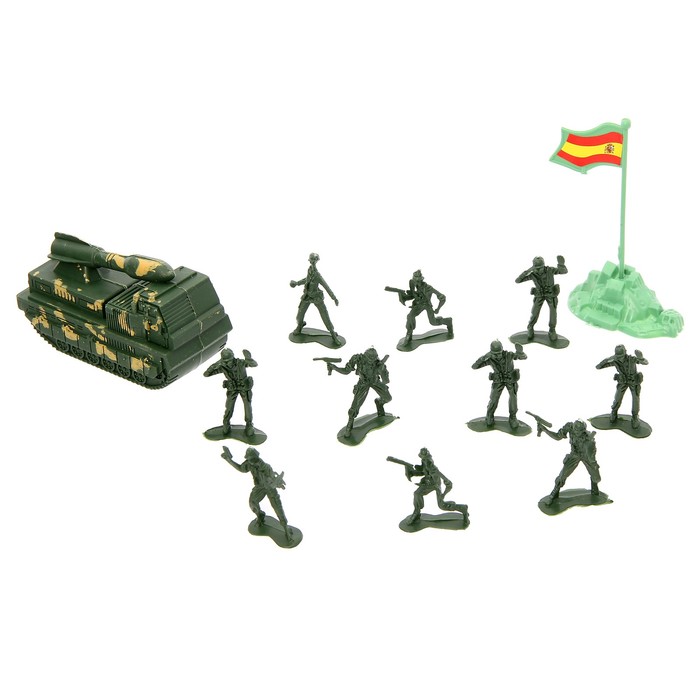 Набор солдатиков "Армия", с аксессуарами, техникой