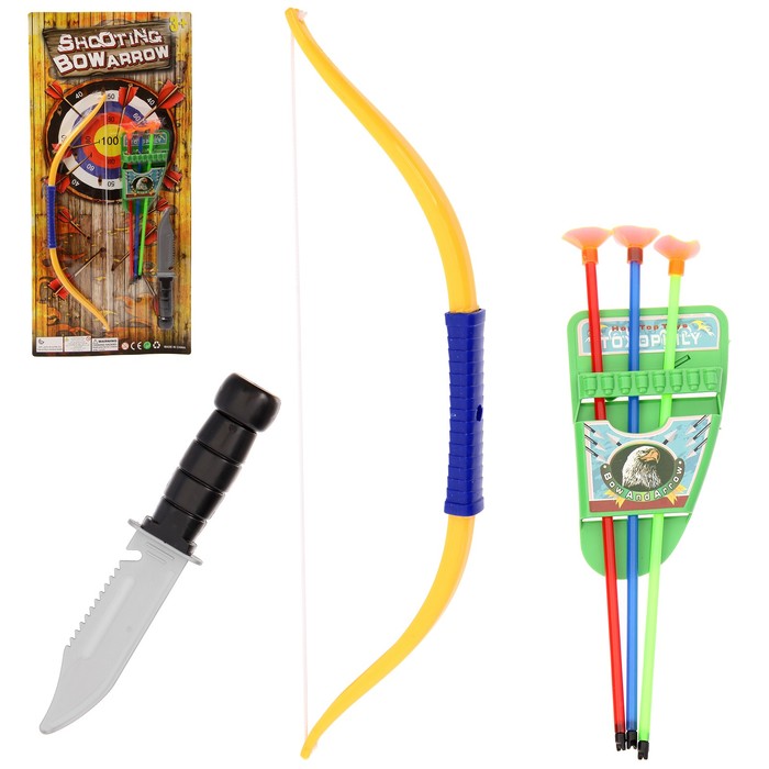 Лук "Охотник", с ножом, стреляет присосками