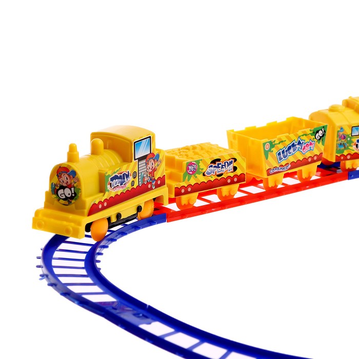 Железная дорога "Путешествие", работает от батареек