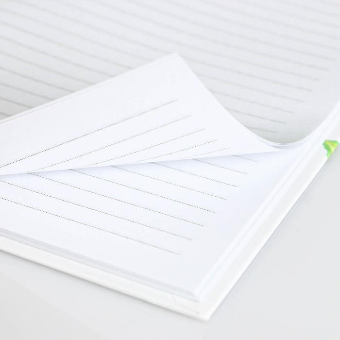 Ежедневник "Цветы", твёрдая обложка, А5, 80 листов