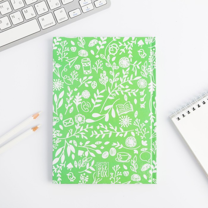 Ежедневник "Орнамент", твёрдая обложка, А5, 80 листов