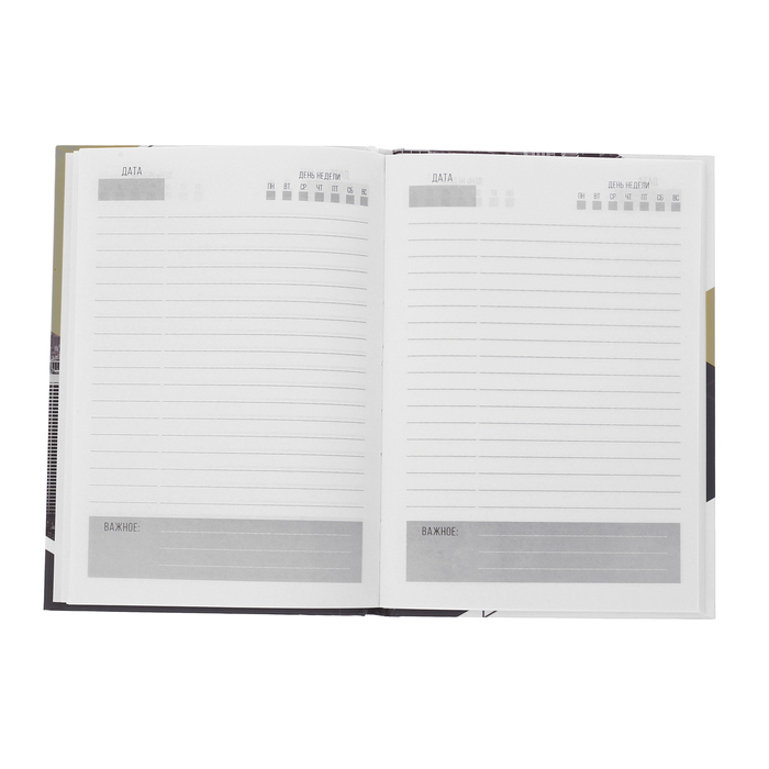 Ежедневник "Геометрия", твёрдая обложка, А5, 80 листов
