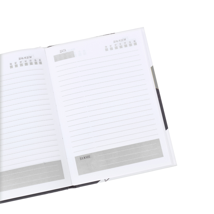 Ежедневник "Геометрия", твёрдая обложка, А5, 80 листов