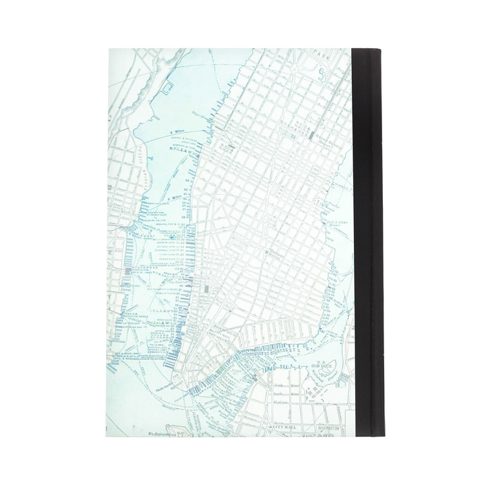 Ежедневник "Карта", твёрдая обложка, А5, 80 листов