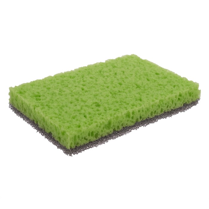 Губка жесткая, банная "Банный скраб мини", цвет МИКС