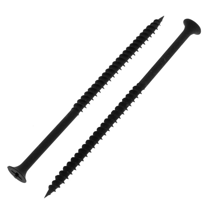 Саморезы по гипсокартону частая резьба "ШУРУПЬ", 4.8х95 мм, в коробке 1800 шт.