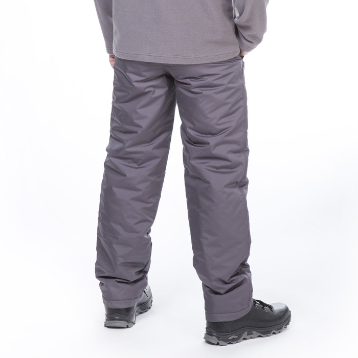 Брюки мужские цвет тёмно-серый , р-р 48