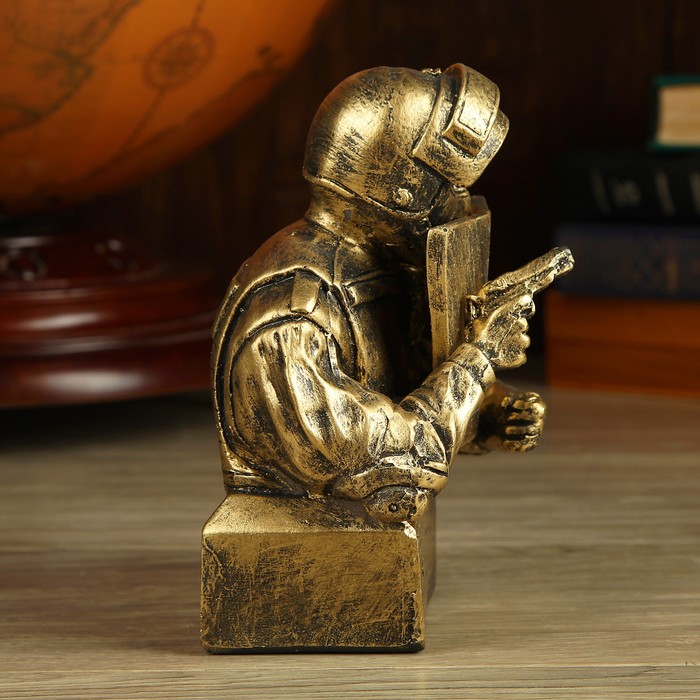 Бюст "Солдат со щитом" 17см