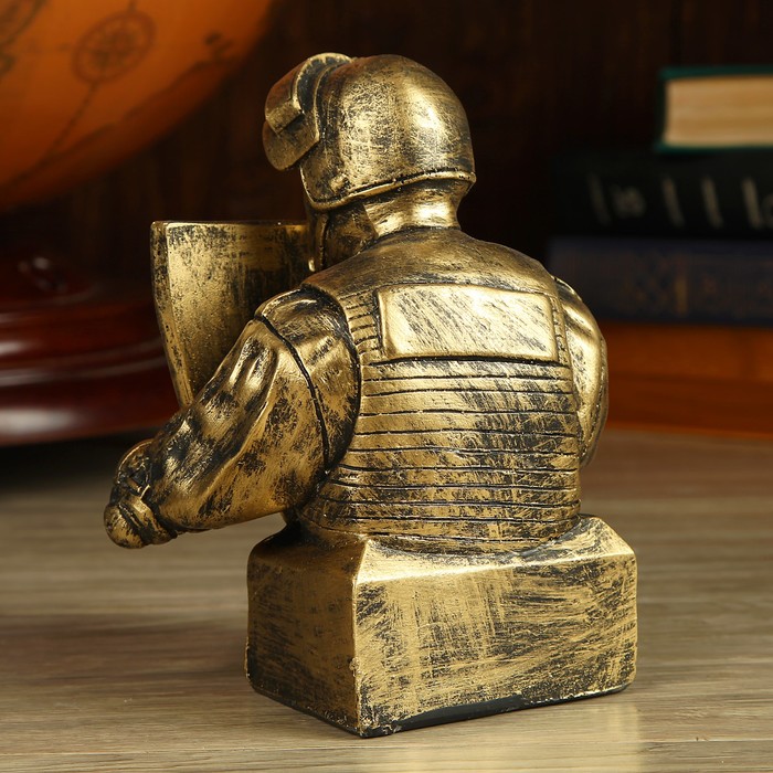 Бюст "Солдат со щитом" 17см