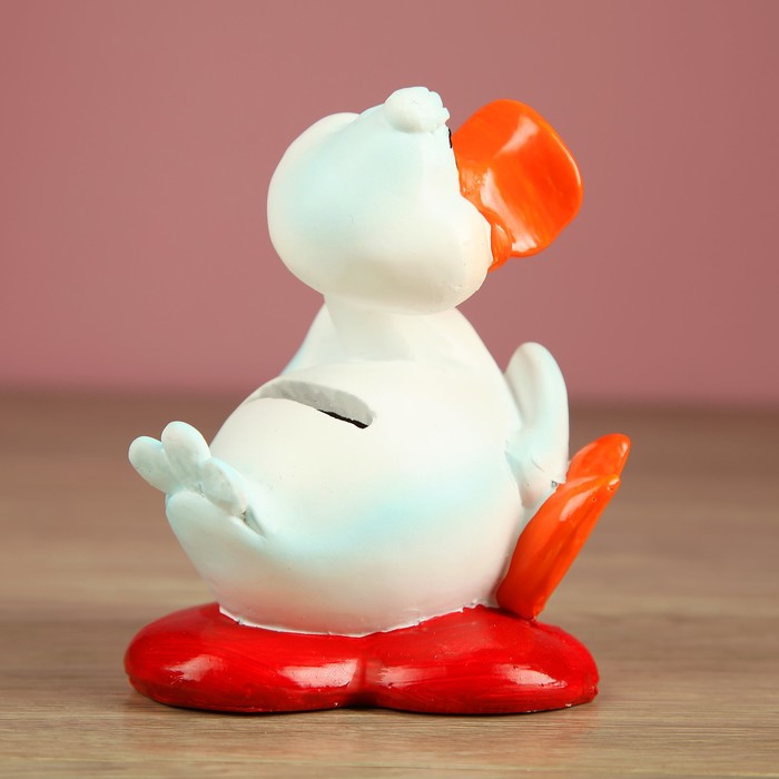 Копилка "Уточка на сердечке" 14см