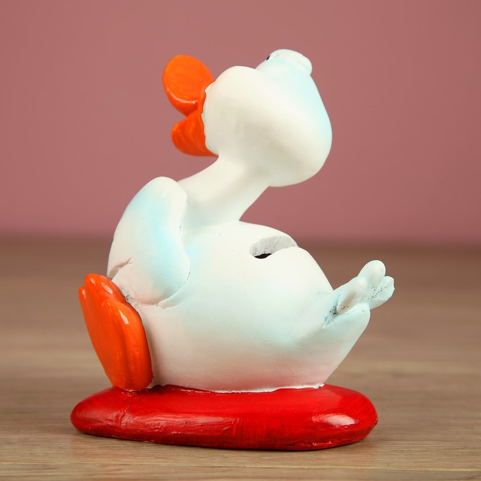 Копилка "Уточка на сердечке" 14см