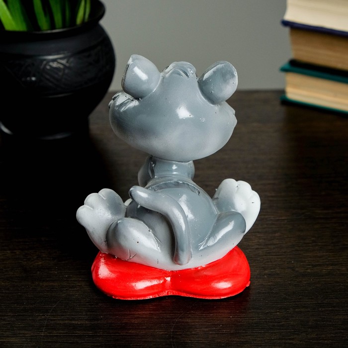 Копилка "Котенок на сердечке" 14см