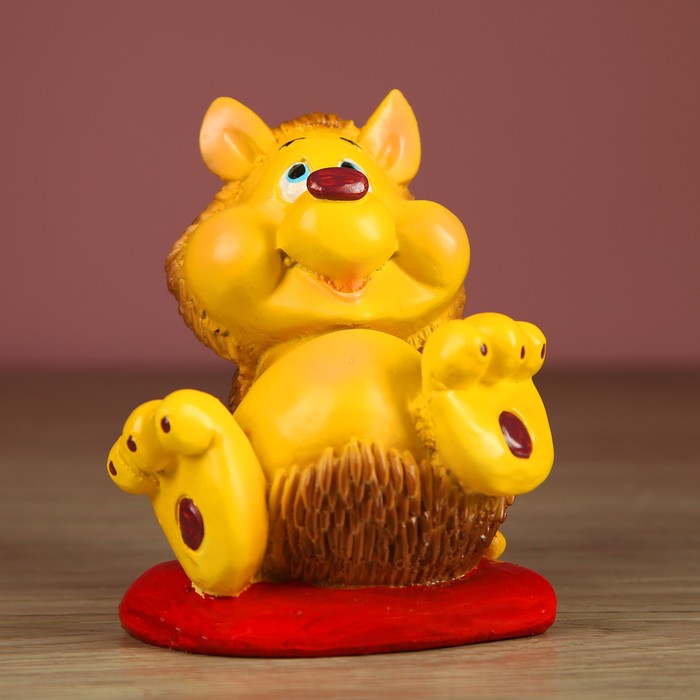 Копилка "Ежик на сердечке" 14см