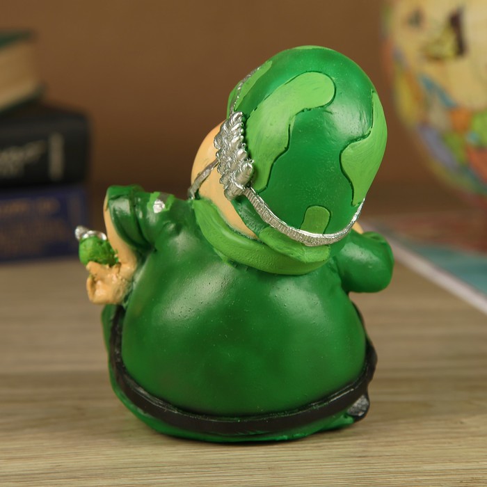 Статуэтка "Солдат с автоматом" 14см