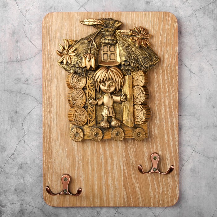 Ключница "Домовой" металл, 26х35х6,5см