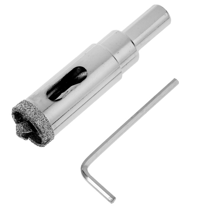 Сверло по керамограниту MATRIX, алмазное, 18 х 67 мм, 3-гранный хвостовик