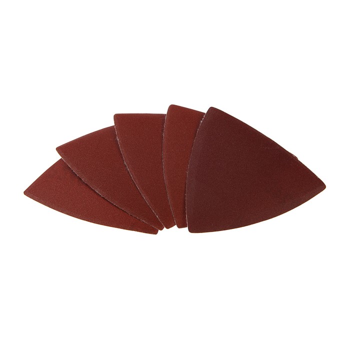 Треугольник абразивный MATRIX, на ворсовой подложке, перфорированный, 93 мм, 5 шт, P 240