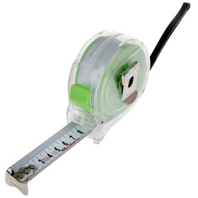 

Рулетка "СИБРТЕХ" Кварц, 7.5 м х 25 мм, прозрачный корпус, амортизатор