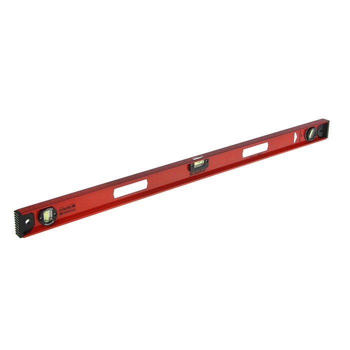 Уровень MATRIX "Рельс", 100 см, алюминиевый, 3 глазка, усиленный