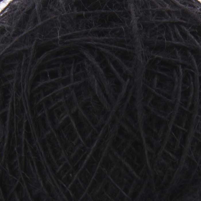 Пряжа "Аграмант" 100% джут 360м/100гр (черный)