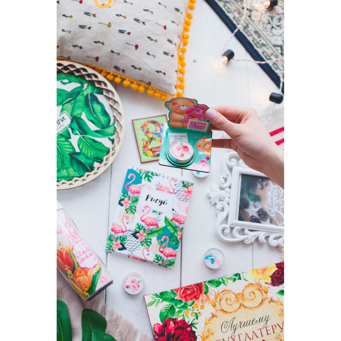 Подсвечник "Поздравляю с 8 Марта"