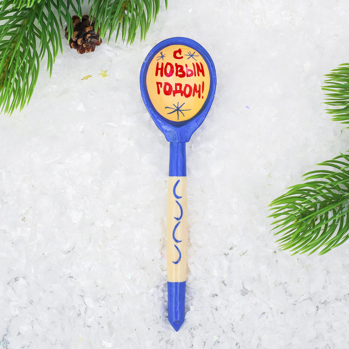 Ложка деревянная чайная "Снегурочка"