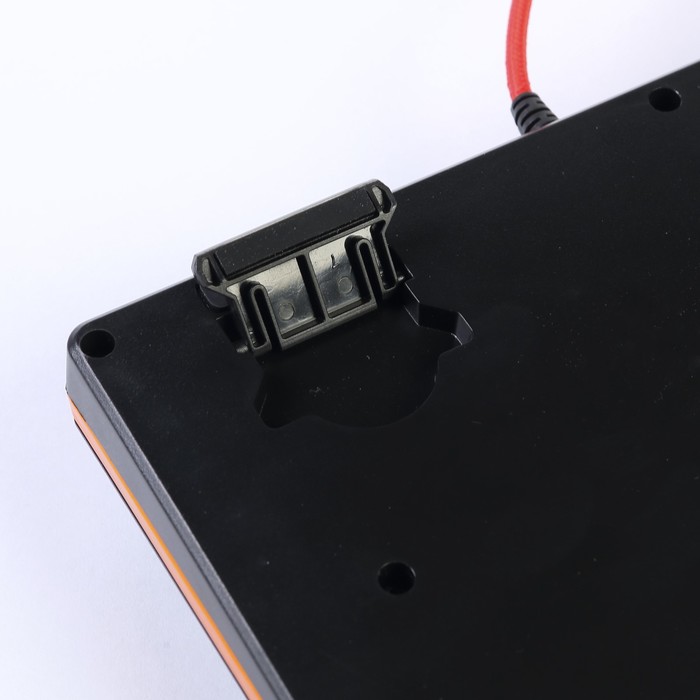 Клавиатура Qumo Flame K22, псевдомеханика, проводная, 104 клавиши, подсветка, USB