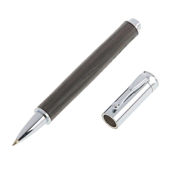 Ручка Roller Мореный дуб, чёрные чернила, подарочная упаковка