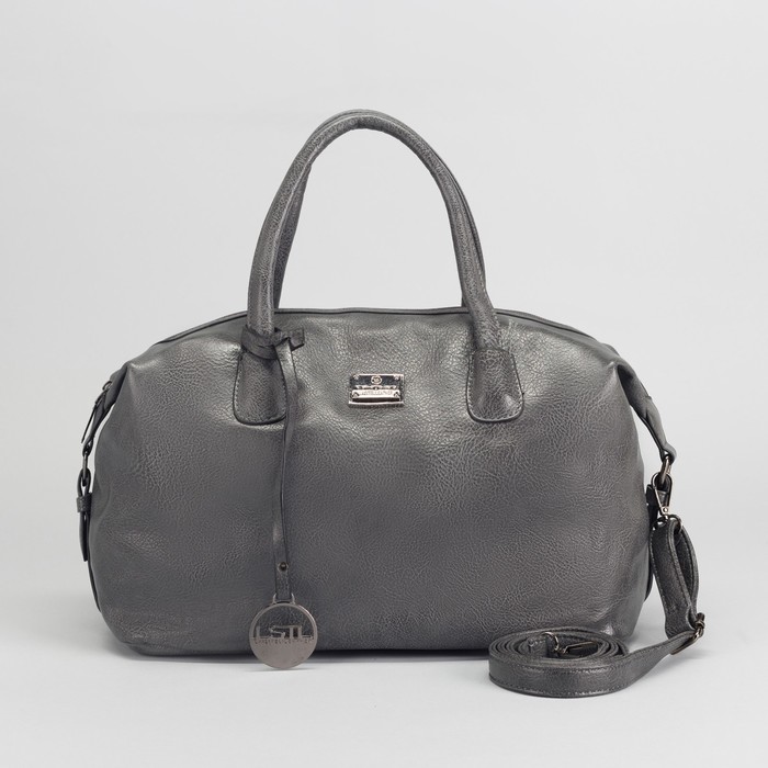 Сумка женская, отдел с перегородкой на молнии, наружный карман, длинный ремень, цвет хаки