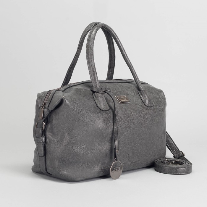 Сумка женская, отдел с перегородкой на молнии, наружный карман, длинный ремень, цвет хаки