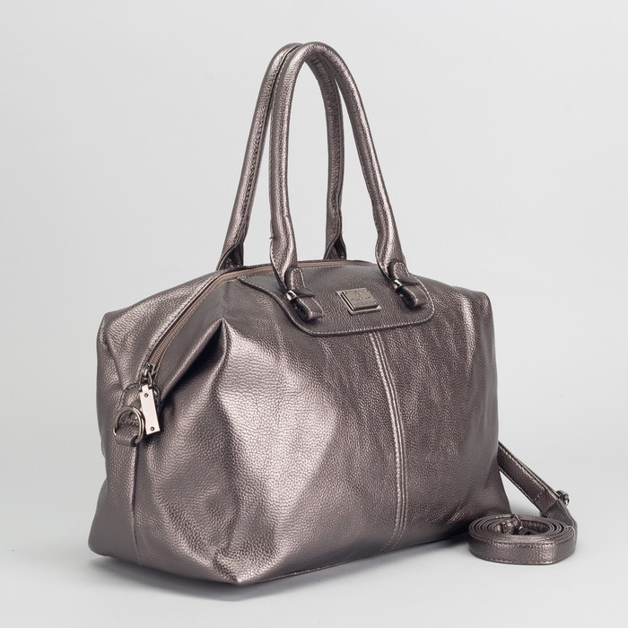 Сумка женская, отдел с перегородкой на молнии, наружный карман, длинный ремень, цвет бирюзовый