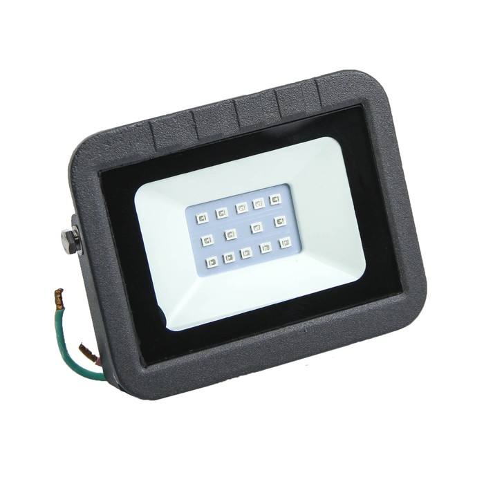 Прожектор светодиодный Volpe ULF-Q511, 10 Вт, 220 В, IP65, синий свет