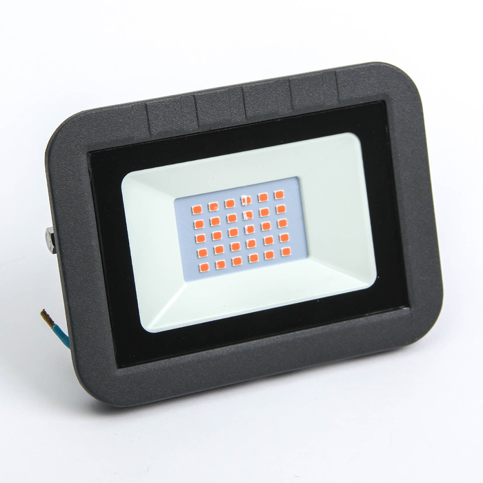 Прожектор светодиодный Volpe ULF-Q511, 30 Вт, 220 В, IP65, красный свет