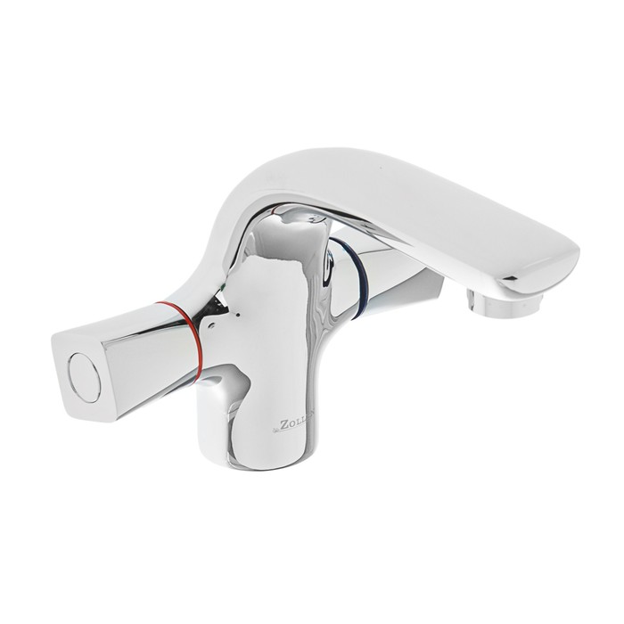 Смеситель для раковины Zollen HEIDE HE53620711, двухрычажный, хром