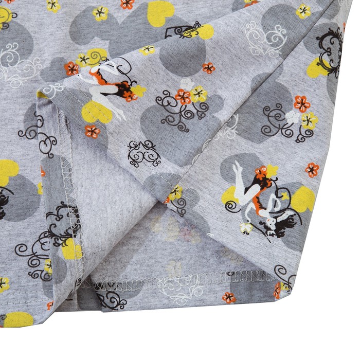 Пижама женская (майка, шорты) Симона цвет серый, р-р 46