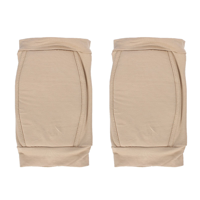 Наколенник для гимнастики и танцев с уплотнителем, размер S, 7-10 лет, цвет бежевый