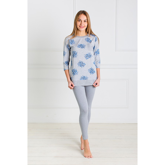 Комплект женский (джемпер, брюки) Каролина 2 цвет серый, р-р 48